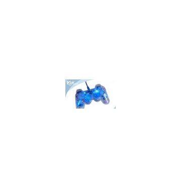 Transparent pc game controller with blue light
