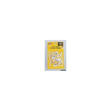 4pcs Tablecloth Clamps / Tablecloth Clips, Model: 62067
