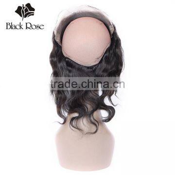 100% Brazilian Human Hair 360 Frontal , 2016 Hot Selling New Arrival Glueless Frontals 360 Lace Frontal Wig With Elastic Band photo-5