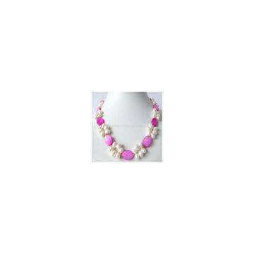 Sell Freshwater and Red Shell Pearl Necklace