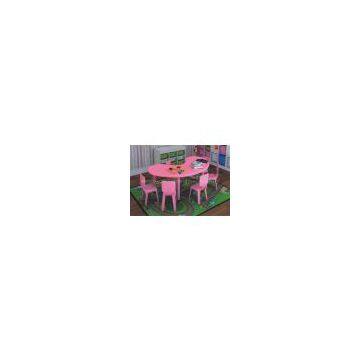 Moon Shape Children Desk (QF-F070)
