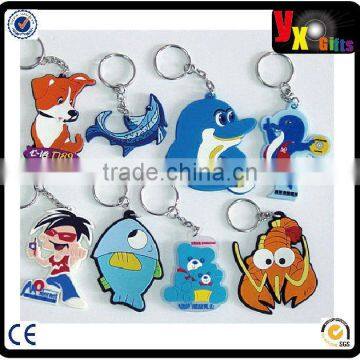 2014new acrylic rhinestone tri/charms-for-bags/custom soft pvc keychains