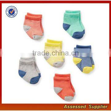 wholesale custom girl and boy cotton socks for baby JH57