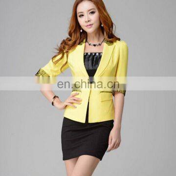 Office Ladies Working Suit Workwear Top And Skirt