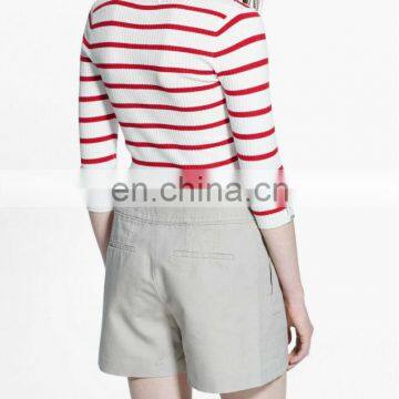 Women High Waist Linen Cotton Shorts Linen Shorts Manufacturer