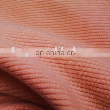 Winfar Knitting Polyester Spandex Plain Dyed Rib Fabric For Lady Garment photo-3
