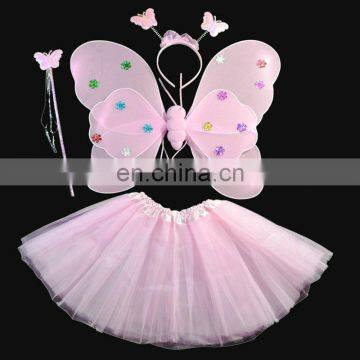 cheap 4pieces fancy fairy pink butterfly wing for girls FGWG-1053