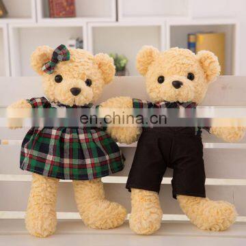 Fashion Custom Teddy Bear With Clothes Plush Stuffed Toys