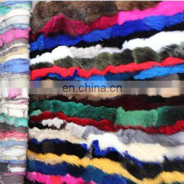 cheap price factory direct colorful rabbit fur skin for garment or rug