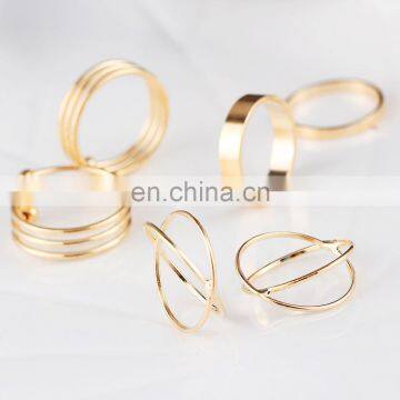 6PCS/Set Party Gift Midi Finger Ring Set Women Girl Punk Jewelry Knuckle Rings