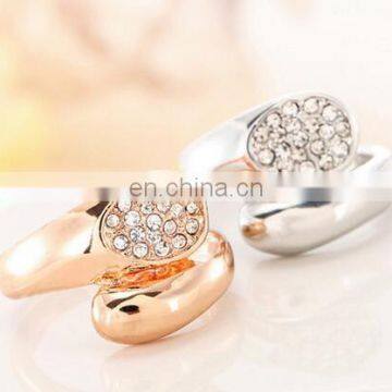 2017 New Arrival Luxury Wedding Rings Jewelry Geometry Shape CZ Ring Feminino Bijoux photo-5