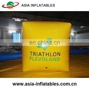 Durable PVC Inflatable Square swimming Buoys / Inflatable Water Buoys/Pool floaties for kids and adult