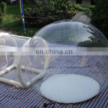 Newly camping inflatable clear tent