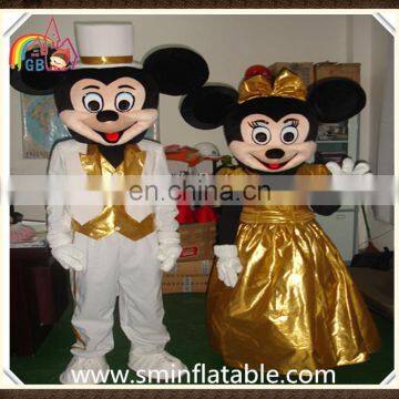 Mickey&minnie Mascot Costume, Plush Couple With Skiing Suit Cosplay Costume photo-4
