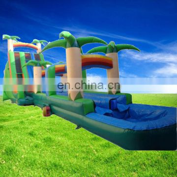 Commercial inflatable jungle slide for sale,giant forest inflatable water slide