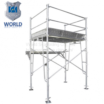 Safety and Stability Pre-galvanized Highly Quality Frame Scaffolding for Constrution