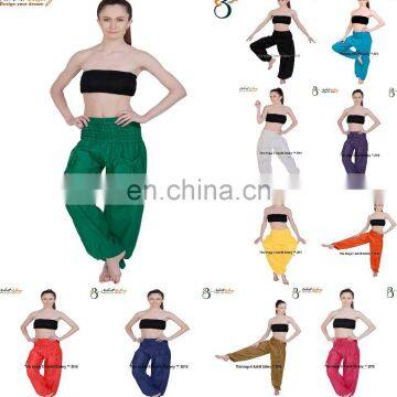 Rayon Pocket Harem Pants women wholesale Yoga pants Indian cotton Plain Harem Pants