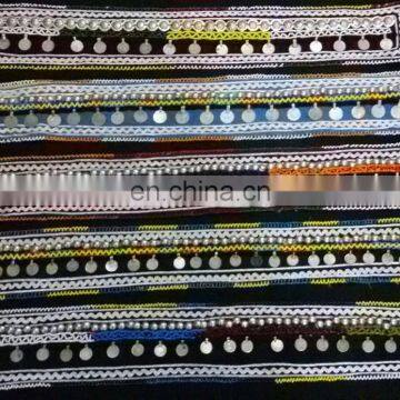 Afghan Kuchi Coins belt strip (B-1)/ coins belts strips