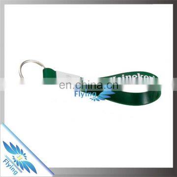 Hotess Hi-Quality silicone wristband keychain, Custom Logo Printed silicone wristband keychain,Eco-Friendly