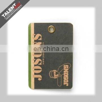 custom clothes brand printed paper hanging tag