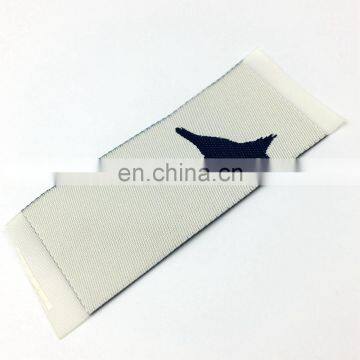 Wholesale Direct Factory High density woven label for garment 100% polyester woven label size labels woven for clothing