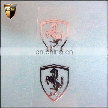 Ferrari cars marked electroforming metal sticker