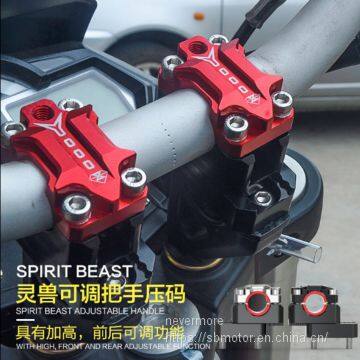 Spirit Beast motorcycle modified grip pedestal pressure code handle bar  holder 2pcs/lot L4