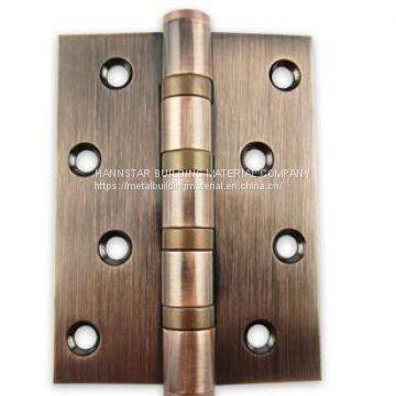 201 Stainless Steel Hinge Red Ancient Copper Surface Polish for Door and Window Hinges photo-2