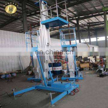 7LSJLI Jinan SevenLift outdoor use manual 10m working height single post aluminum lift