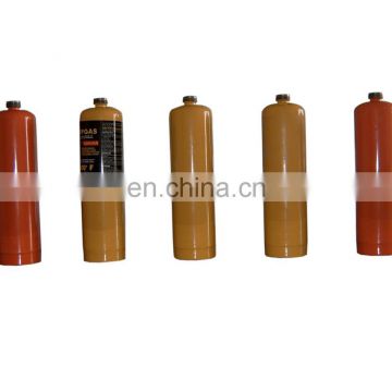 Empty Mini Propane Mapp Gas Canister for welding CGA600 fitting