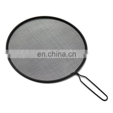 Stainless Steel Splatter Screen Stainless Steel Mesh Frying Pan Grease Screen photo-2