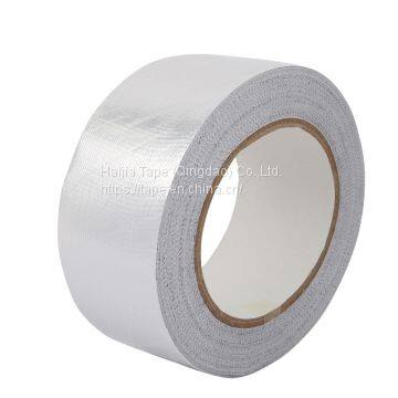 Preservative Chemical Resistant Alu Glass Cloth Tape -10~+60C Temperature Insulation Aluminum Foil Fiberglass Tape photo-2