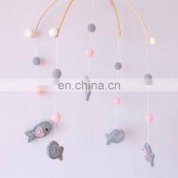 Felt Baby Mobile for Child Room Decorative photo-7