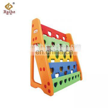 5 layer kids plastic bookshelf for children , living room furniture kid's bookshelf