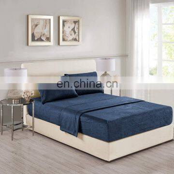 Winter Warm Polyester Cotton Quilt Bedding Set photo-3