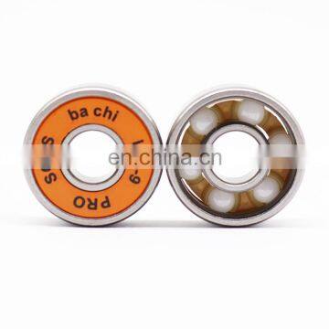 Bachi 22*8*7mm 608 Bearing RS Skate Board Bearing Deep Groove Ball Bearing Six Ceramic Ball Bearings photo-2