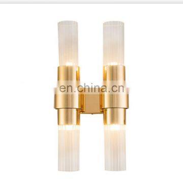 Современный внутренний настенный светильник с лампой LED E27. Роскошный золотой настенный светильник для дома photo-5