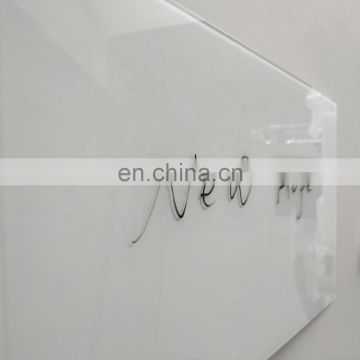 China Manufacturer Magnetic Tempered Glass Surface Wall Mounting Glass Witheboard