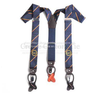 Custom Microfiber Woven Suspenders Custom Suspenders Supplier Personalized Suspenders photo-2
