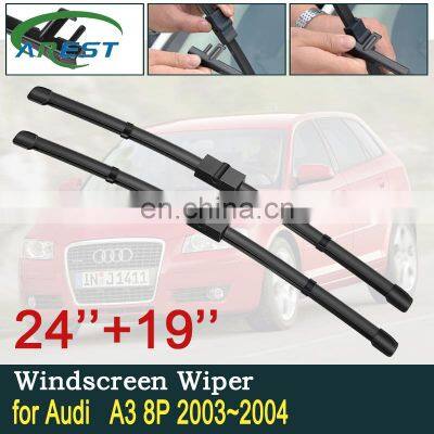 Car Wiper Blade for Audi A3 8P 2003 2004 Front Window Windscreen Windshield Wipers Brushes Car Accessories Stickers LHD RHD