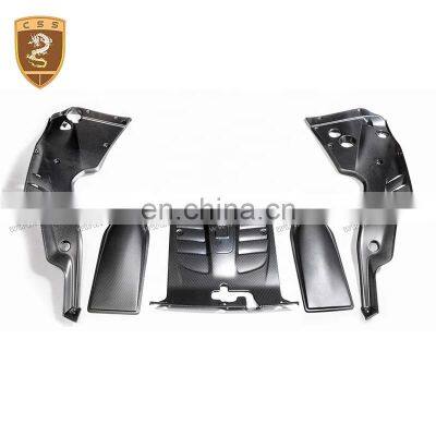 Factory Price Carbon Fiber Car Engine Bay Panel Interior Trim For Ferra-ri 12