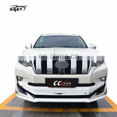 Beautiful and hight quality old to new style body kit for 2010-2017 Toyota Prad&o bumper griller hood side skirts fender lights