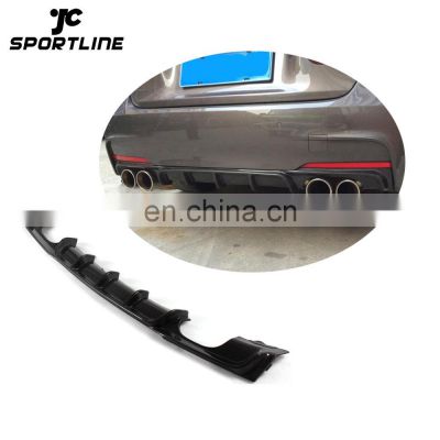 P Style F30 M TECH Carbon Fiber Diffuser for BMW F30 325i 335i M-Sport 12-17 Quad Exhaust Dual Outlet