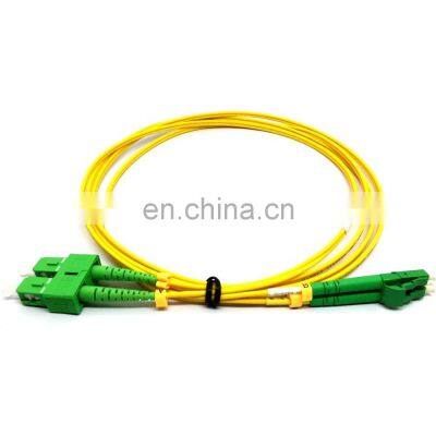 Low insertion loss high return loss SC/APC- LC/APC Fiber Optic Patch cord sc-lc duplex patch cords