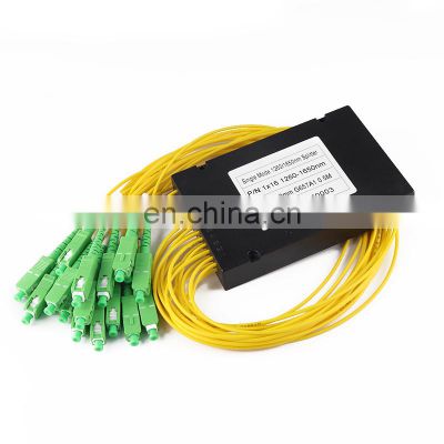 Supply Best Price 1*16 Optical PLC Splitter ABS Box SC/UPC SC/APC Fiber Optic Splitter