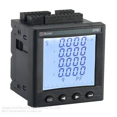 ACREL APM801 accuracy 0.2S three phase smart multifunction power quality and energy analyzer with RS485 modbus lcd display