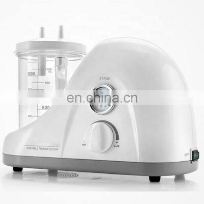 Best Price Portable Medical electric vacuum suction unit phlegm suction machine for hospital with single bottle