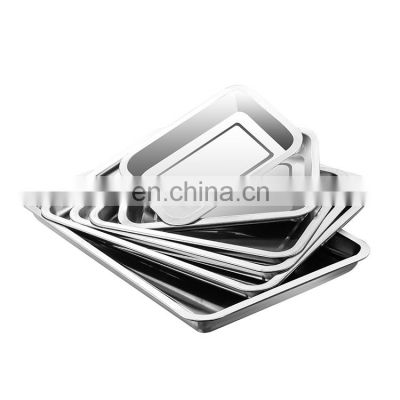 Stainless steel square tray