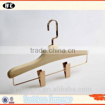 high quality wooden material pant hanger bulk for jeans