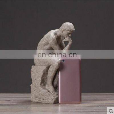 European Thinker Figure Sculpture Restaurant Decoration